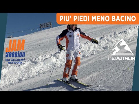 Più piedi, meno bacino - Corso di sci