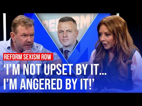 'It's just disgusting stuff!' | Carol Vorderman hits out as Reform sexism row deepens