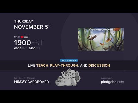 Bios: Mesofauna - 4p Tabletop Simulator Teaching & Play-through by Heavy Cardboard