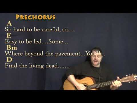 Zombie Zoo (Tom Petty) Fingerstyle Guitar Cover Lesson in A with Chords/Lyrics