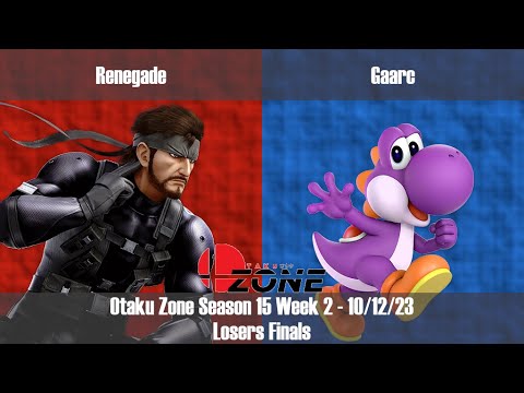 OZone15W2 - LF - Renegade [Snake] vs Gaarc [Yoshi]