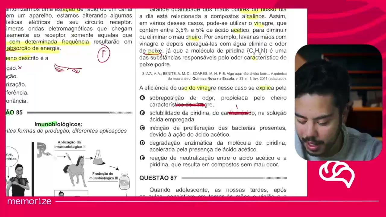 Resolução em Vídeo — Questão 86 ENEM 2014
