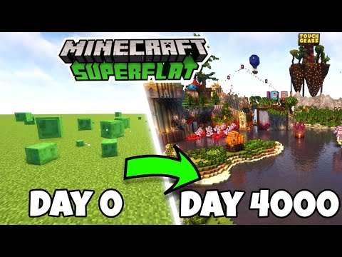 Insane Minecraft Superflat Survival: 4000 DAYS [FULL]