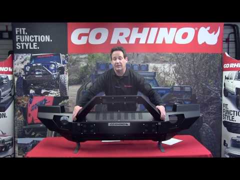 Go Rhino BRJ40 Light Mount Bar Overview (23101T, 23102T, 23103T)