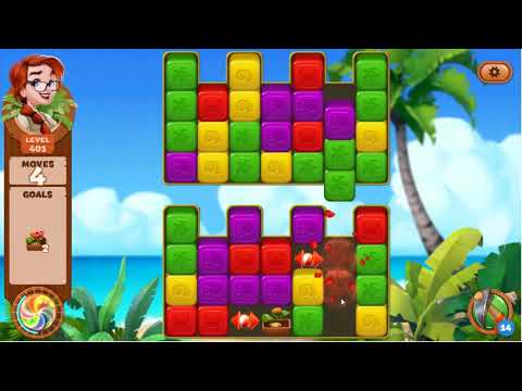 Lost Island Blast Adventure Level 401 - No Boosters