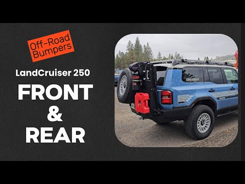 Off-Road Bumpers for Land Cruiser 250 - Modular High Clearance #toyota #landcruiser #offroad