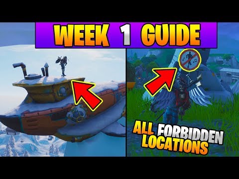 Fortnite ALL Season 7 Week 1 Challenges GUIDE! FORBIDDEN DANCE LOCATIONS! (Fortnite Battle Royale)