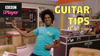 How to play the Guitar (beginner lesson) | Andy and the Band Music Tutorial | CBBC