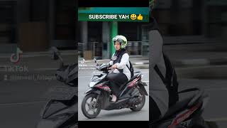Download lagu Viral Fotoin cewek cantik naik motor beat di jalan mp3