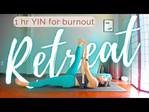 Retreat and Renew | 1 hour Yin Yoga for Will Power Fatigue + Burnout