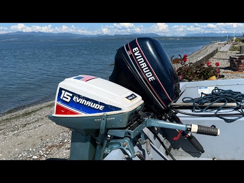 1980 Evinrude15hp  vs  1993 Evinrude 15hp