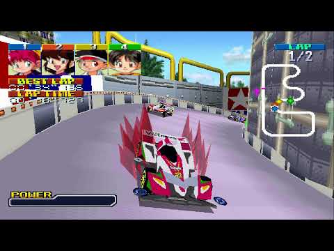 Mini Yonku Bakusou Kyoudai Let's & Go!! WGP Hyper Heat PS1 - Bad & Boring AFK Racing Simulator