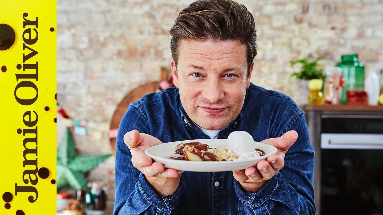 Super simple chocolate and pears: Jamie Oliver