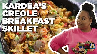 Kardea's Cheesy Creole Breakfast Skillet | Delicious Miss Brown | Food Network