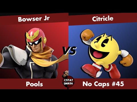NO CAPS #45 Pools - Bowser Jr (Captain Falcon) vs Citricle (Pac-Man) SSBU Tournament