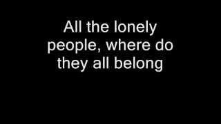 The Beatles - Eleanor Rigby (Lyrics)