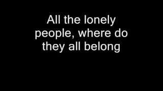 The Beatles - Eleanor Rigby (Lyrics)