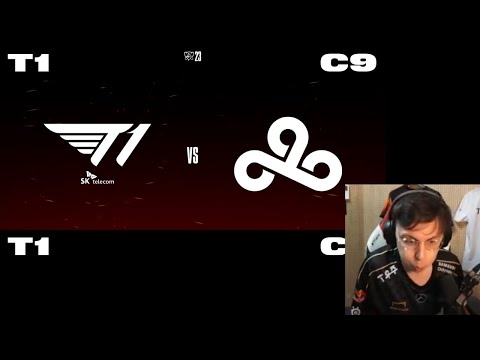 T1 vs C9 | Caedrel co stream FULL VOD | Worlds 2023 Swiss Stage day 4