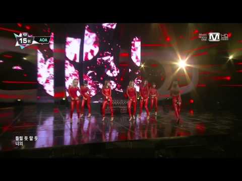 131031 엠카 AOA   흔들려