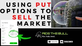 Using Put Options to Sell The Market | 3/2/21 #optionstrading #ridethebull