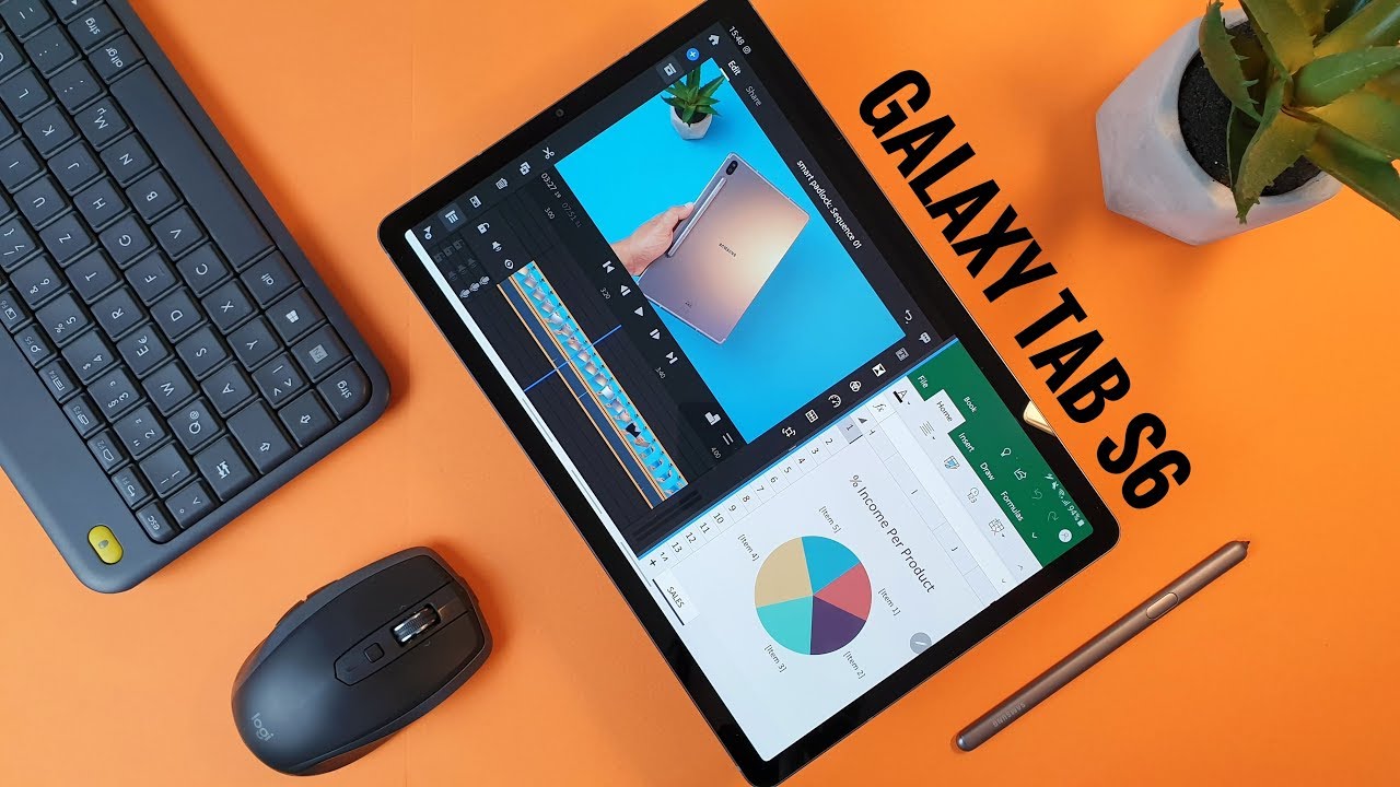Can the Galaxy Tab S6 Replace your Laptop ?! Adobe Rush, Microsoft, Media...