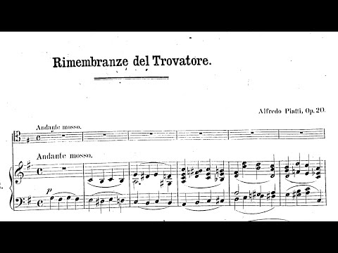 A. Piatti - Rimembranze del "Trovatore" di Verdi op. 20 ( 1865 )
