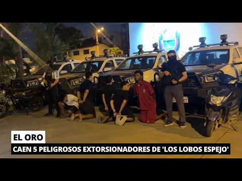 Detienen a 5 extorsionadores que atormentaban a locales comerciales en El Oro