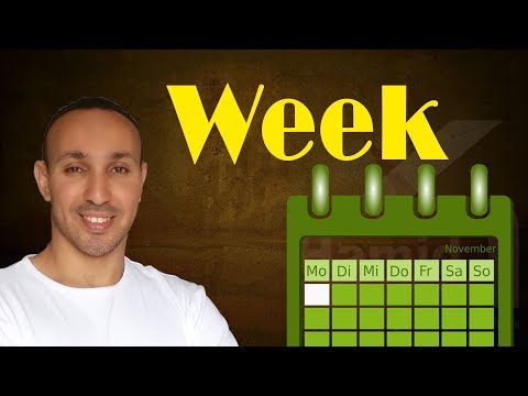 Days of the week in Arabic | Learn Arabic with Hamid