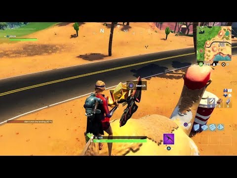 Fortnite Battle Royale - Season 5 Week 4 Road Trip Challenges - Secret Battlestar Location
