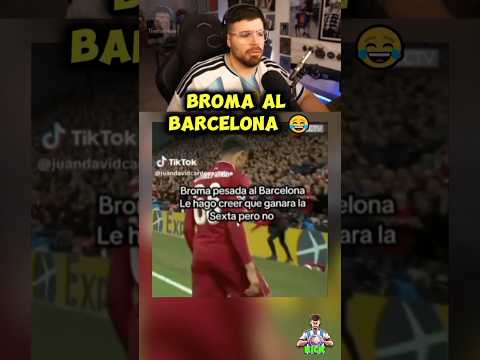 BROMA DE TRENT AL BARCELONA #lacobraaa #futbol #davoxeneize #barcelona #realmadrid #champions #memes