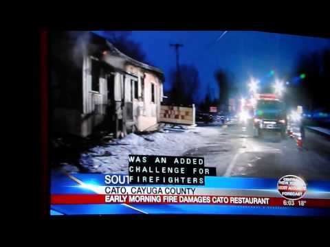 TC's Place formerly the old Cato Milk Station burned to the ground