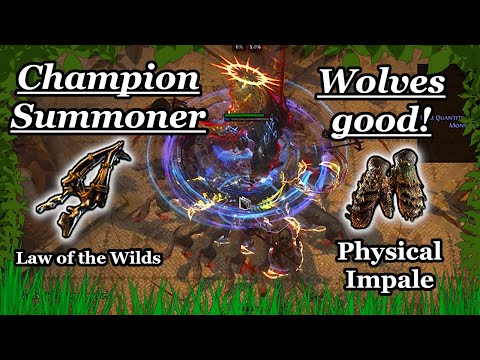 Wolf minions are actually good? Champion Summoner - Path of Exile (3.17 Archnemesis)
