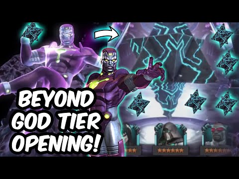 BEYOND GOD TIER ACT 7 CRYSTAL OPENING! - 6x 6 Star Crystal Opening - Marvel Contest of Champions