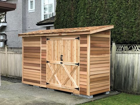 Cedarshed Bayside 12x4 Shed - Vancouver - Jan 12th, 2019