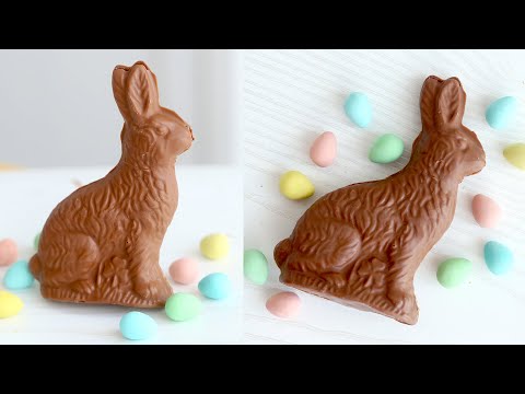 (EASY!) How to Make a 3D Chocolate Rabbit | Chocolate Bunny Recipe