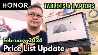 HONOR Tablets Laptops Price List Update February 2026