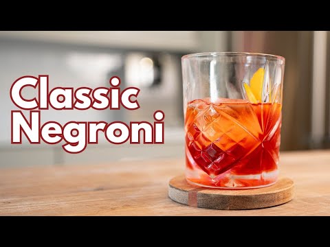Classic Negroni Cocktail | Easy How to Make Recipe