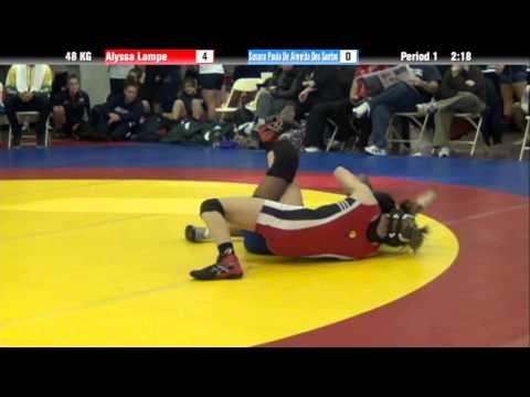 WM 48 KG - Alyssa Lampe (Sunkist Kids) vs Susana Paula De Almeida Dos Santos (Brazil)