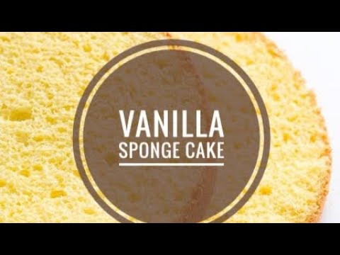 vanilla sponge cake