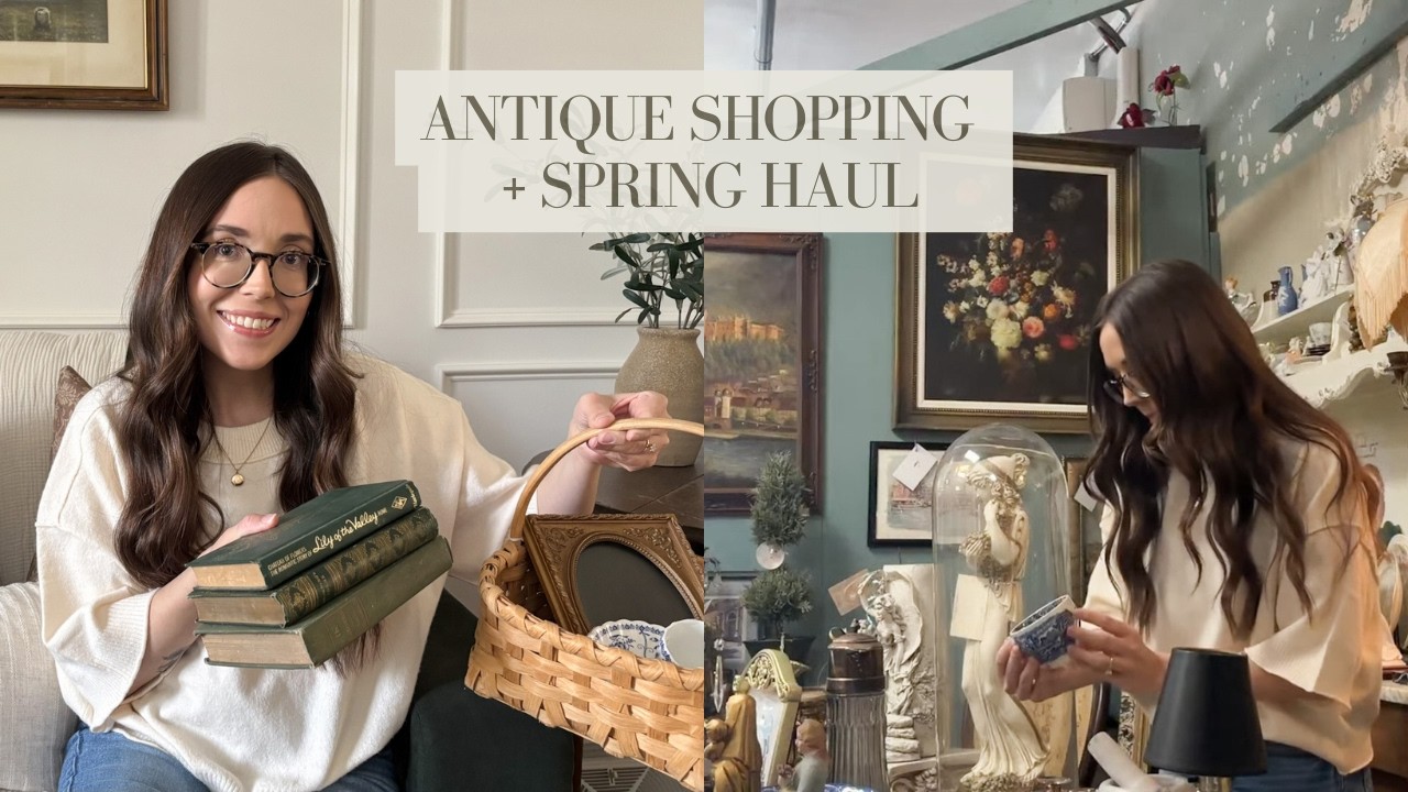 Antique Shop With Me | Antique Mall Haul and Vintage Home Decor Finds