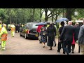 Erehaag bij aankomst in Rotterdam