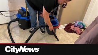 Edmontonians dealing with flooded basements after heavy rainfall