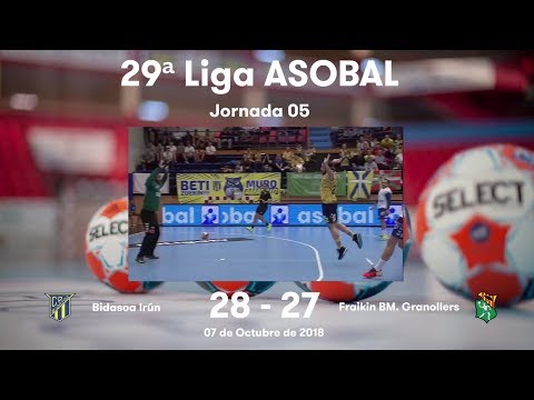 LIGA ASOBAL J05: Bidasoa Irún - Fraikin BM. Granollers 28-27