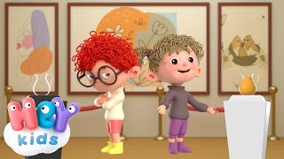 The opposites song | Educational Song for Kids | HeyKids Nursery Rhymes