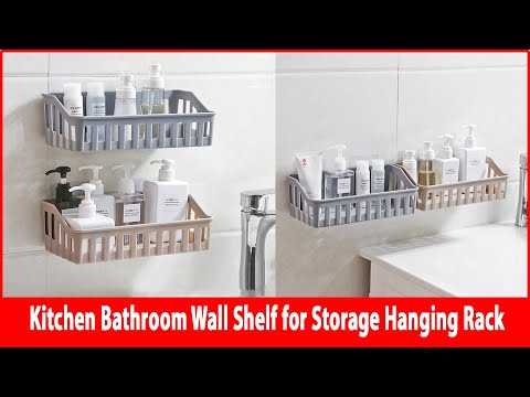 Bathroom Organiser, Self Adhesive Bathroom Shelf for Wall, Washroom Organizer,