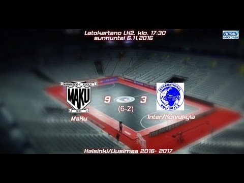 MaKu- Inter Koivukylä 9-3 (6-2), FM2 Helsinki/Uusimaa 2016- 2017