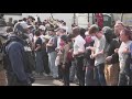 ICE agents clash with protesters outside NJ detention center