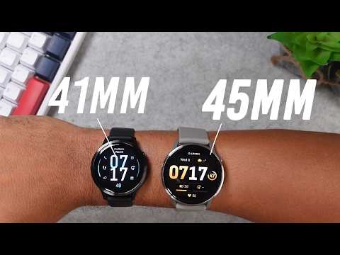 Garmin Venu 4 wrist size comparison (41mm vs 45mm)