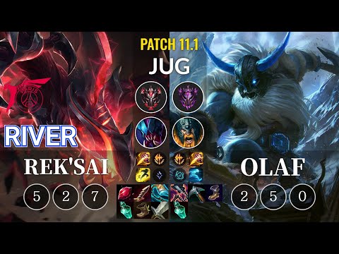 TLN River Rek'Sai vs Olaf Jungle - KR Patch 11.1