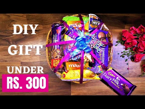 DIY Gift Basket under Rs 300 |  Gift basket ideas at home